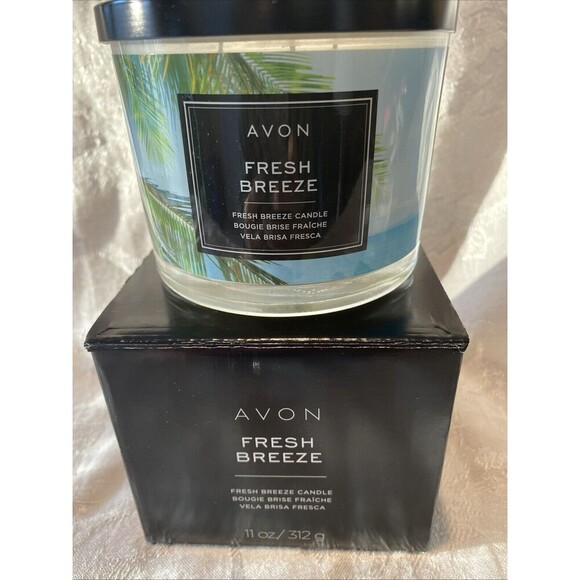 Avon Other - Avon New With Box Fresh Breeze 3 Wick Candle